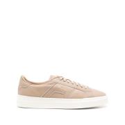 Santoni Beige Sneakers Beige, Herr