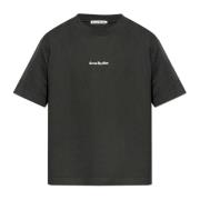 Acne Studios T-shirt med logotyp Black, Herr