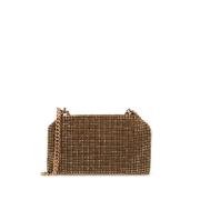 Stella McCartney Kristallprydd Brun Väska Brown, Dam