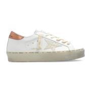 Golden Goose Sneakers Hi Star Classic Med Lista White, Dam