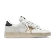 Golden Goose Sneakers Stardan Med Krage Och Snörning White, Dam