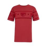 Chiara Ferragni Collection Kortärmad T-shirt Red, Dam