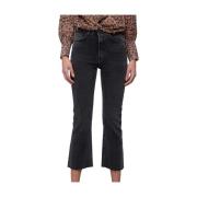 Kocca Stiliga Cropped Jeans Blue, Dam