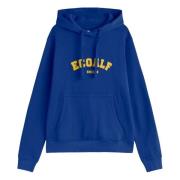 Ecoalf Hoodie Blue, Herr