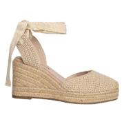 Corina Plattformsandaler Beige, Dam