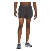 Asics Road 5In Shorts Gray, Herr