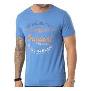 Blend T-shirt Blue, Herr