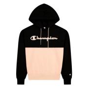 Champion Legacy Layered Script Logo Seamed Hoodie Multicolor, Dam