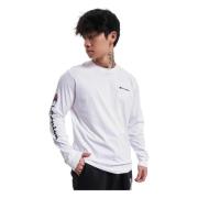 Champion Långärmad T-shirt White, Herr