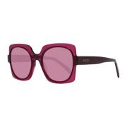 Emilio Pucci Burgundy Square Solglasögon med UV-skydd Red, Dam