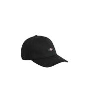 Gant Stilfull Unisex Shield Cap Black, Herr