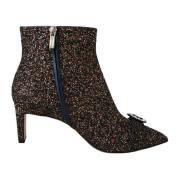 Jimmy Choo Amethyst Mix Pointed Toe Stövlar Brown, Dam