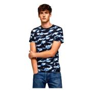 Pepe Jeans Rem Ozzy T-shirt Blue, Herr