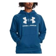 Under Armour Rival Fleece Logo Hoodie Blue, Herr