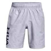 Under Armour Emboss Shorts-Gry Shorts Gray, Herr