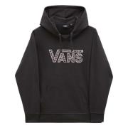 Vans Drop V Cheetah Pullover Fleece-B Hoodie Black, Dam