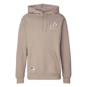 New Era League Essentials Os Hoody New York Yankees Hoodie Brown, Herr