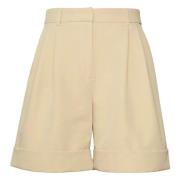 Pieces Shorts Beige, Dam