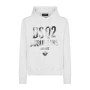 Dsquared2 Snygg Sweater Kollektion White, Herr