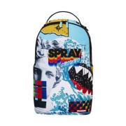 Sprayground Dlxsr Ryggsäck med Framficka med Dragkedja Multicolor, Her...