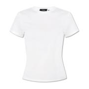 Theory Bomull T-shirt White, Dam