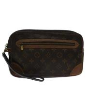 Louis Vuitton Vintage Pre-owned Canvas kuvertvskor Brown, Dam