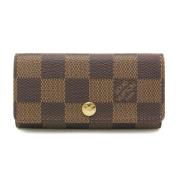 Louis Vuitton Vintage Pre-owned Canvas nyckelhllare Brown, Dam