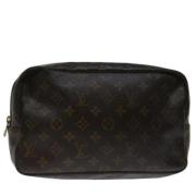 Louis Vuitton Vintage Pre-owned Canvas kuvertvskor Brown, Dam