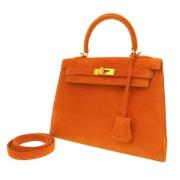 Hermès Vintage Pre-owned Tyg handvskor Orange, Dam