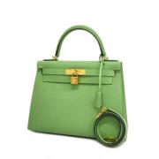 Hermès Vintage Pre-owned Laeder handvskor Green, Dam