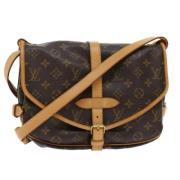 Louis Vuitton Vintage Pre-owned Canvas louis-vuitton-vskor Brown, Dam