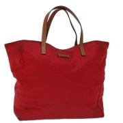 Gucci Vintage Pre-owned Canvas totevskor Red, Dam