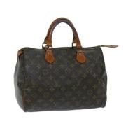 Louis Vuitton Vintage Pre-owned Canvas handvskor Brown, Dam