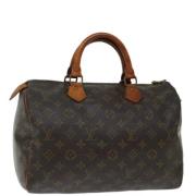 Louis Vuitton Vintage Pre-owned Canvas louis-vuitton-vskor Brown, Dam