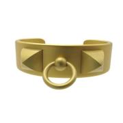 Hermès Vintage Pre-owned Metall armband Beige, Dam