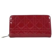 Dior Vintage Pre-owned Laeder plnbcker Red, Dam