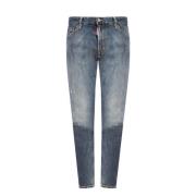 Dsquared2 Cool Guy Mörkblå Ripped Jeans Blue, Herr