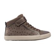 Geox Höga Top Sneakers Gray, Dam