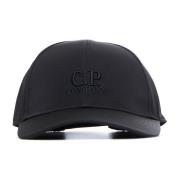 C.p. Company Svart Nylon Baseballkeps Black, Herr