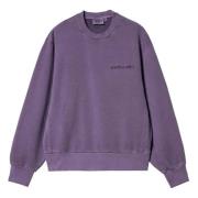 Carhartt Wip Akron Hoodie Purple, Dam