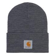 Carhartt Wip Akryl Klocka Ull Mössa Gray, Unisex