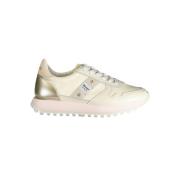 Blauer Sportig Beige Sneaker med Kontrastdetaljer Beige, Dam