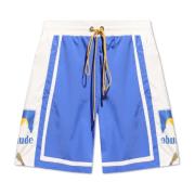 Rhude Logo shorts Blue, Herr