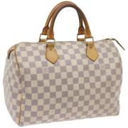 Louis Vuitton Vintage Pre-owned Canvas handvskor White, Dam