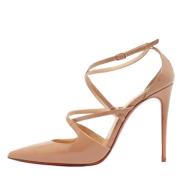 Christian Louboutin Pre-owned Pre-owned Laeder klackskor Beige, Dam