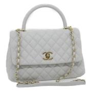 Chanel Vintage Pre-owned Laeder chanel-vskor Gray, Dam