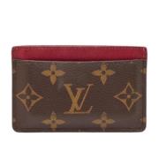 Louis Vuitton Vintage Pre-owned Belagd canvas plnbcker Brown, Dam