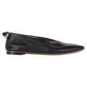 Bottega Veneta Vintage Pre-owned Laeder lgskor Black, Dam