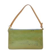 Louis Vuitton Vintage Pre-owned Laeder kuvertvskor Green, Dam