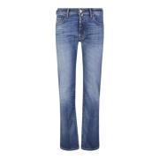 Jacob Cohën Blå Straight Leg Jeans Blue, Herr